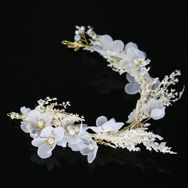 artificial flower tiara