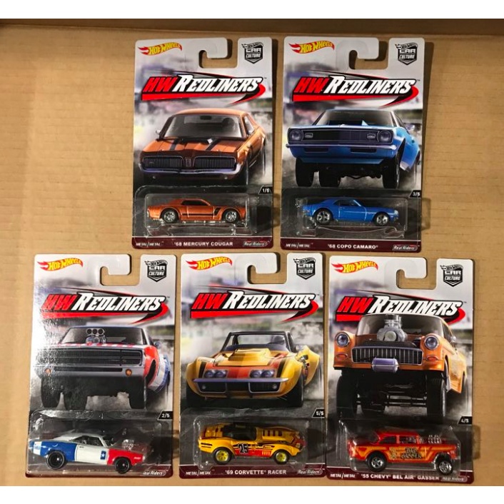 Hot Wheels Car Culture HW Redliners Set of 5 | Shopee Malaysia