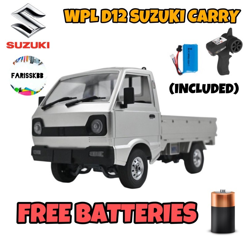 WPL D12 1/10 2WD Suzuki Carry Truck Kei Truck Complete Set D12 Kei