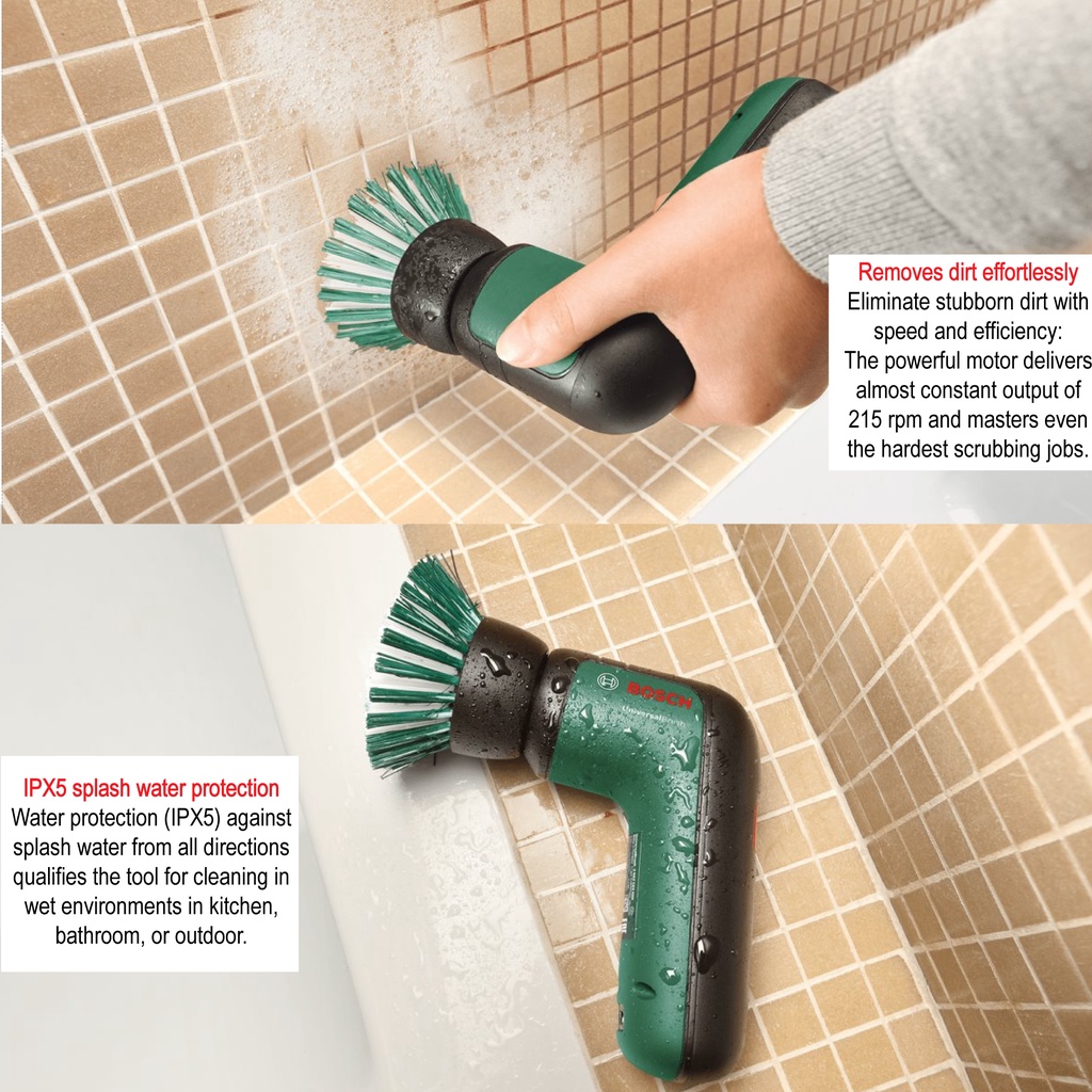 Bosch Power Scrubber Universal Brush 06033E0050 Shopee Malaysia