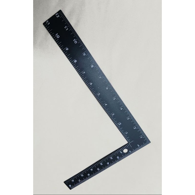 Metal Square Ruler ( MM / INCH ) | Shopee Malaysia