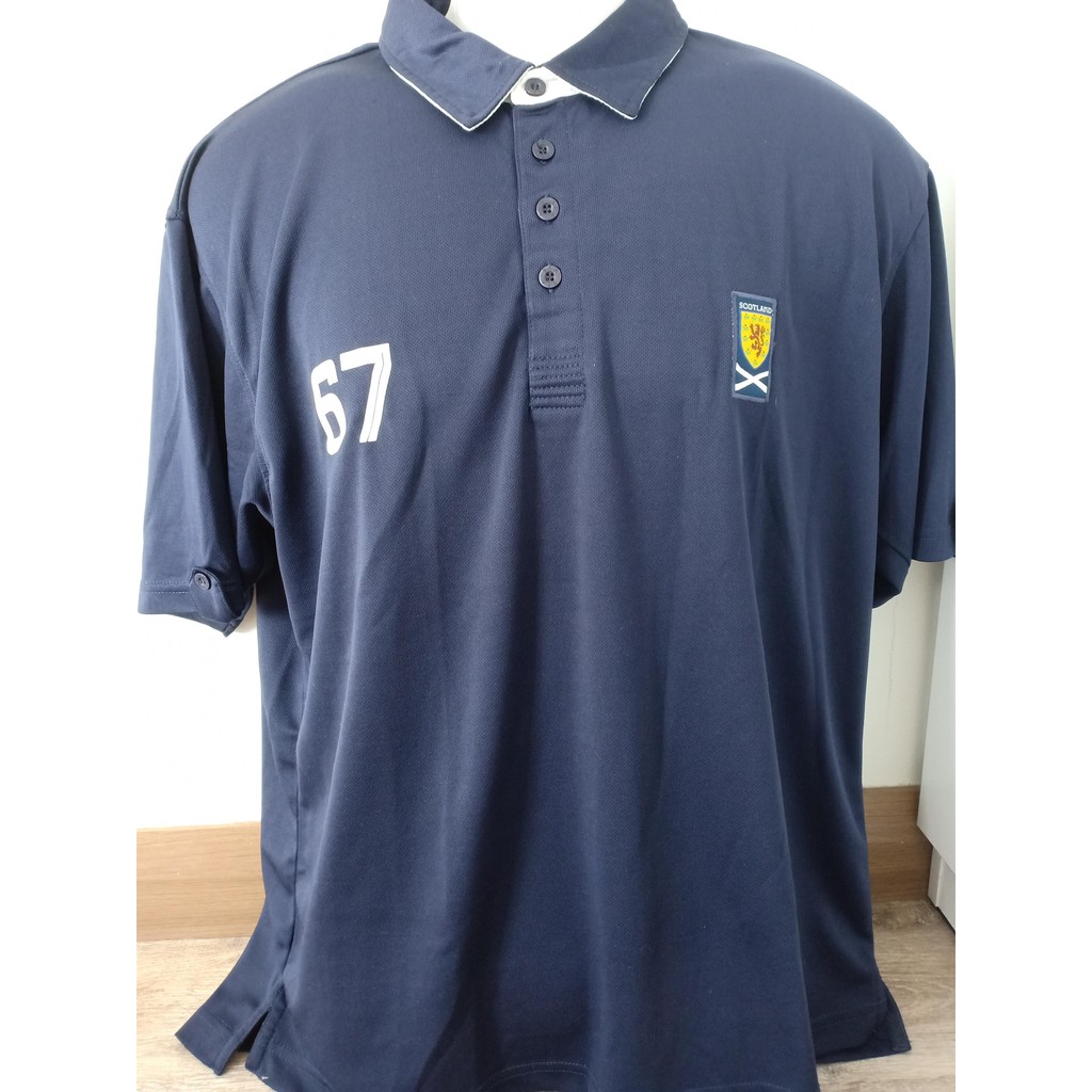 Scotland Football Polo Shirt (L) | Shopee Malaysia
