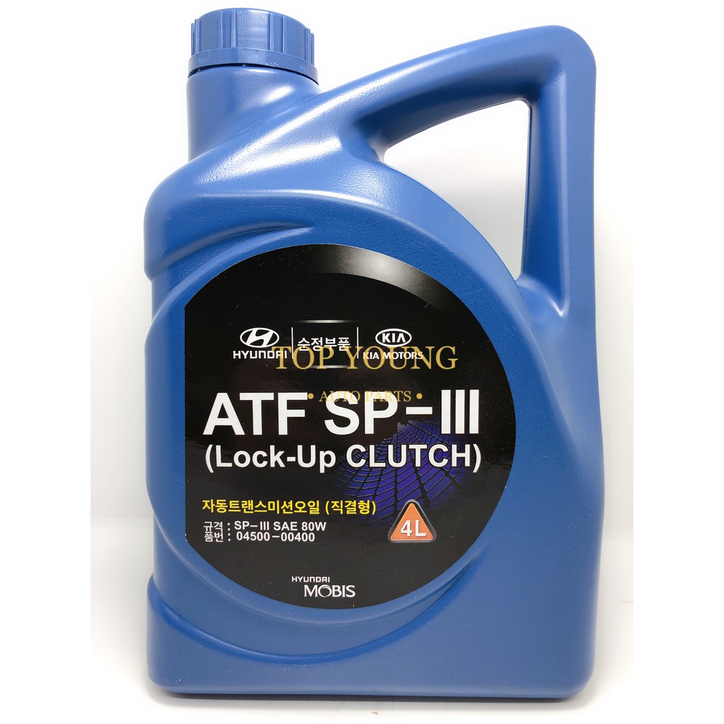 ORIGINAL HYUNDAI MOBIS KIA MOTOR ATF SP-III SP3 ( 4L ) | Shopee Malaysia