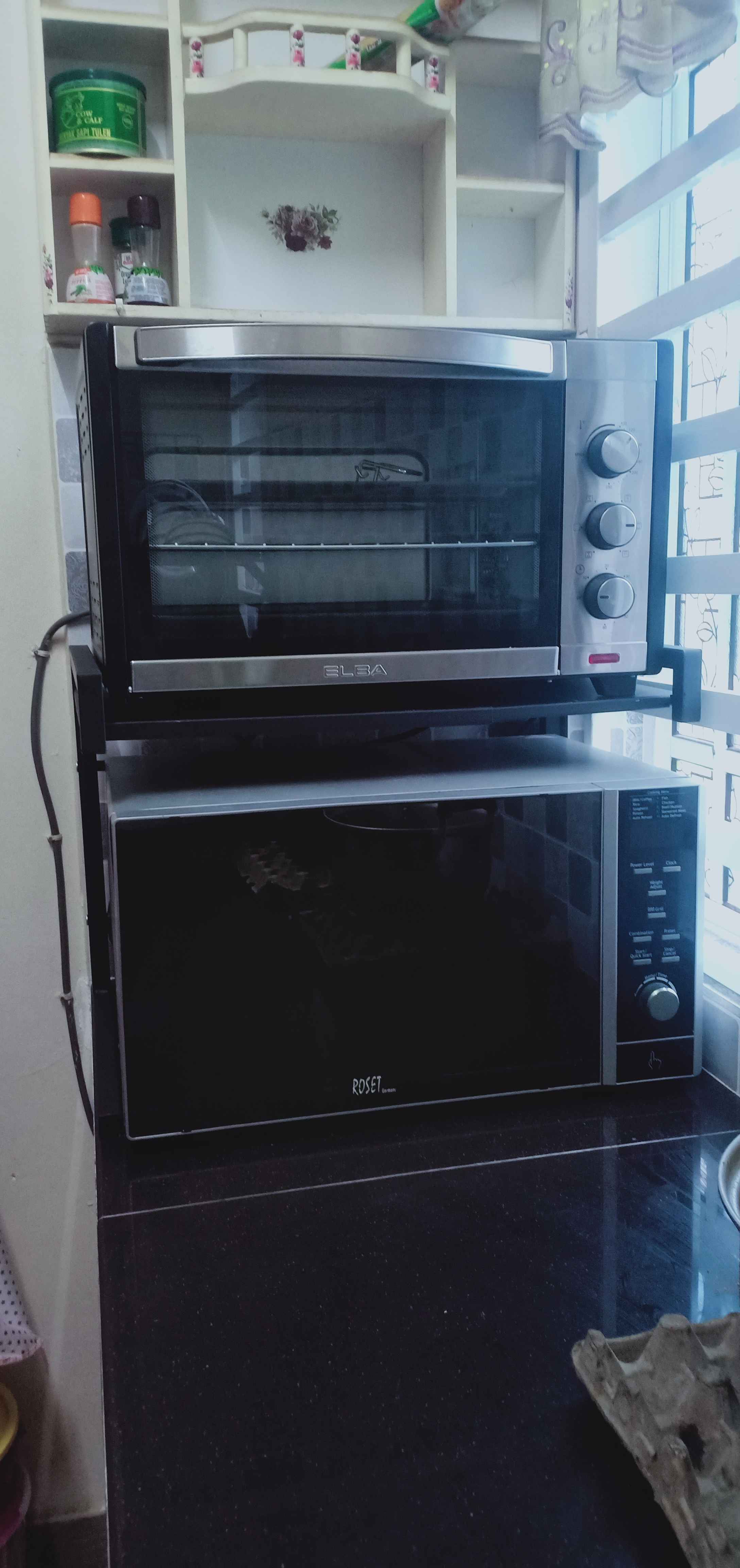  Kitchen  Microwave Rack Oven Rack Stainless Steel Storage 