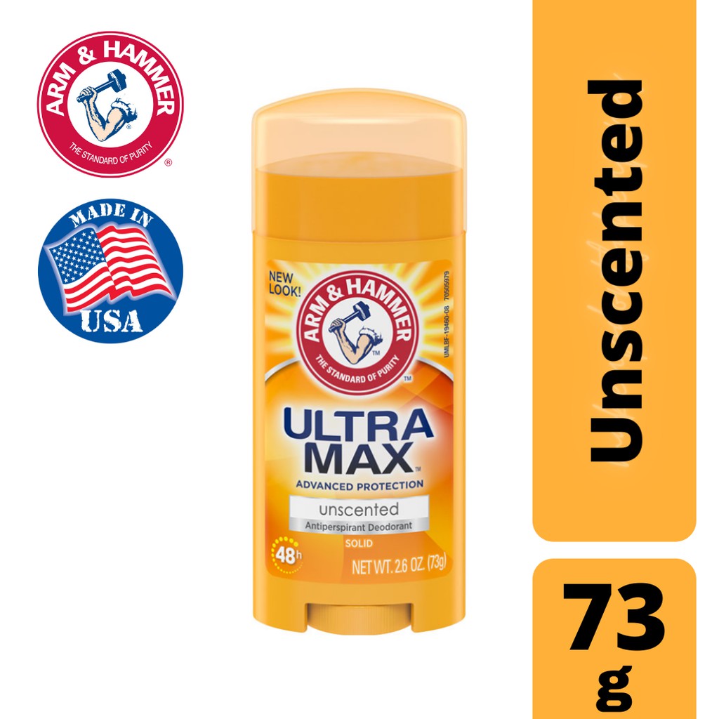 [READYSTOCK] Arm & Hammer UltraMax Solid Antiperspirant Deodorant for