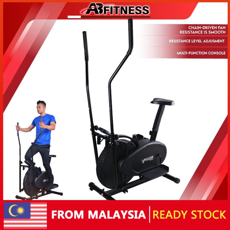 body rider dual trainer exercise bike