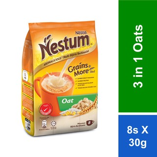 Nestle Nestum Grains & More 3 in 1 Oats 30g x 8s