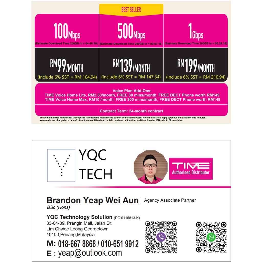 Internet Time Broadband Shopee Malaysia