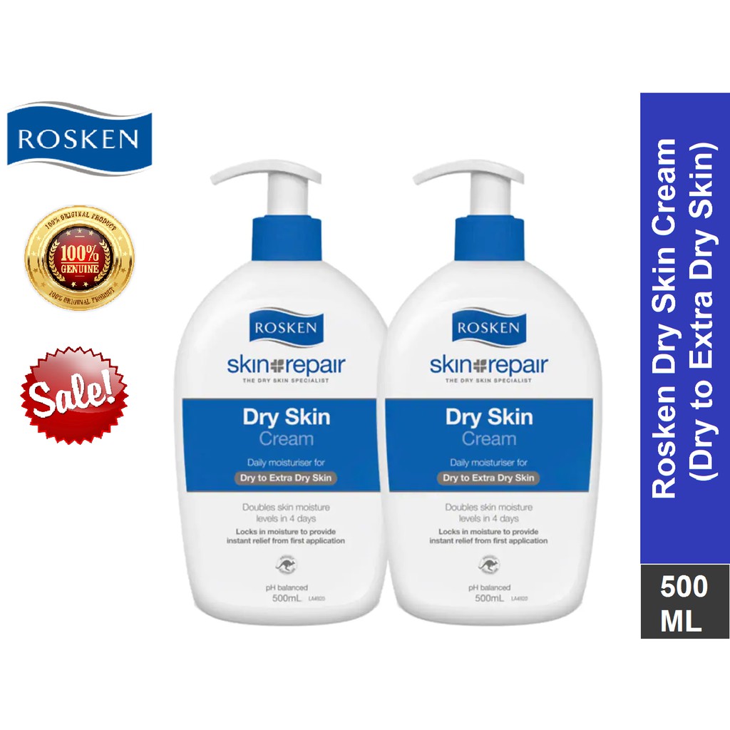 rosken skin repair dry skin cream 500ml