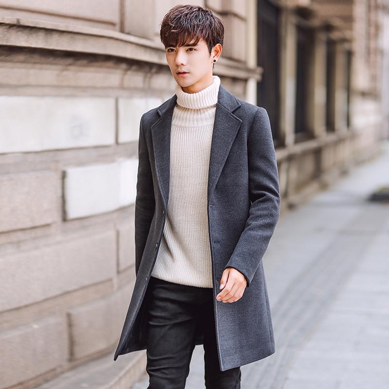 korean long coat for men