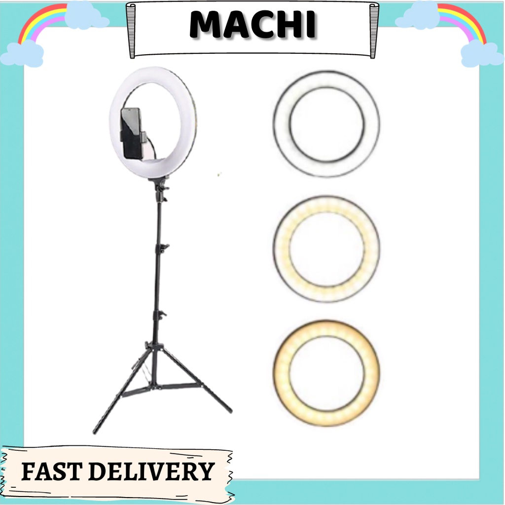 [WHOLE SET] Professional Ring Light A380 Ring Fill Light LED 3 Colors