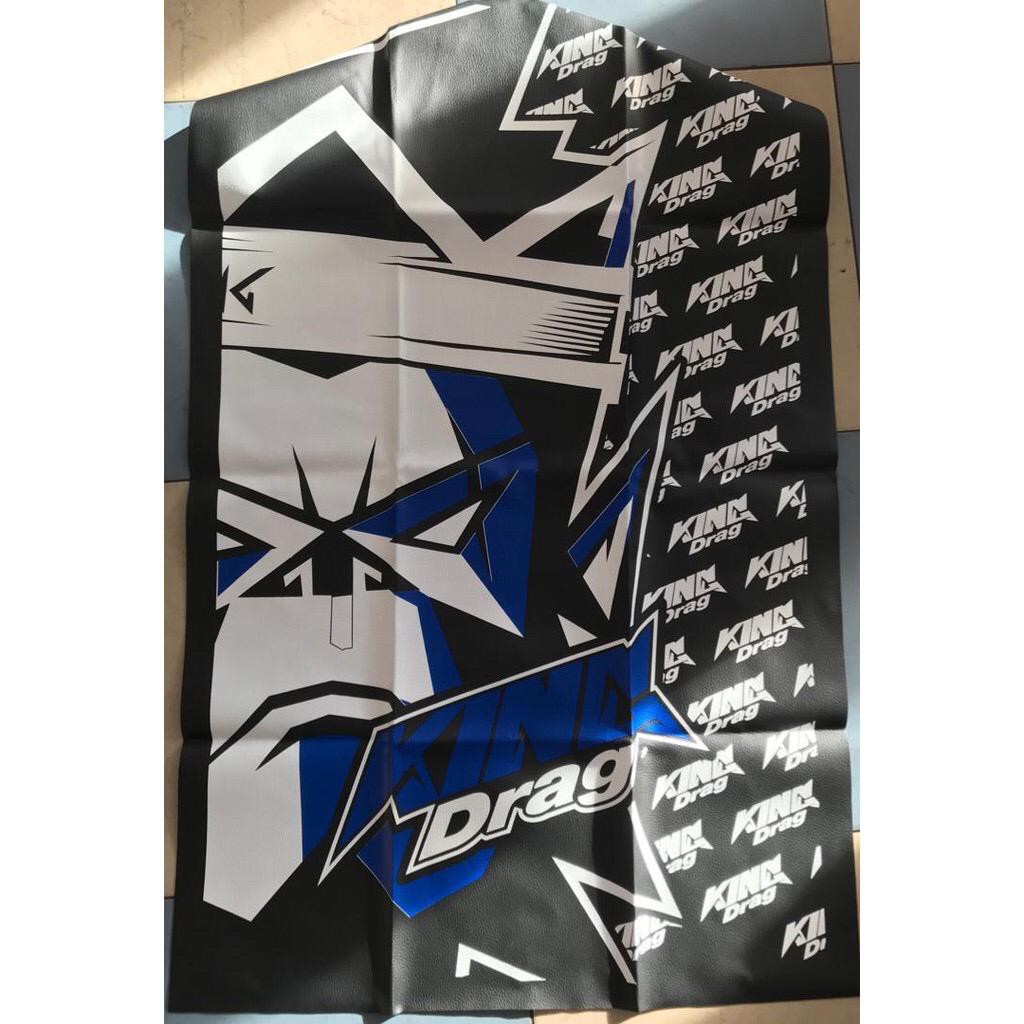 SEAT COVER KING DRAG COLOUR BLUE (I AM KING) Shopee Malaysia