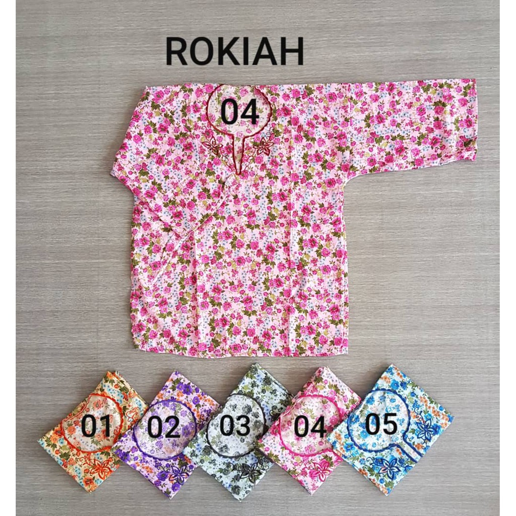  Baju  Kedah  Klasik Opah  Cotton Product Code ROKIAH 
