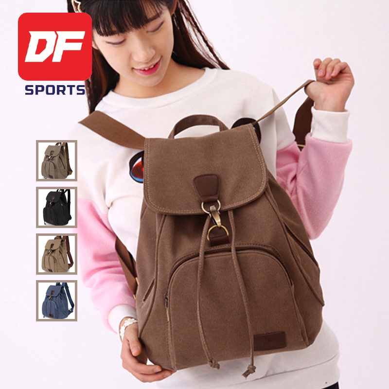 DF.os Retro Style Trendy Girls Outdoor Rucksack Schoolbag Fashion Backpack Casual Accessories