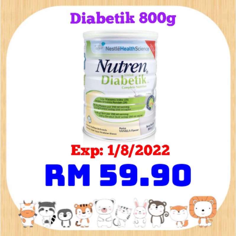 Nestle Nutren Diabetik 800g / Nutren Optimum 800g / Peptamen 400g ...