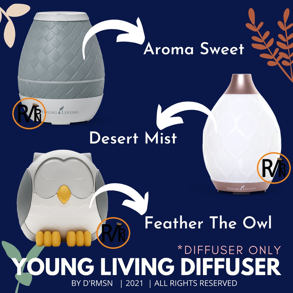 Young Living Feather The Owl Diffuser/ Desert Mist Diffuser / Aroma