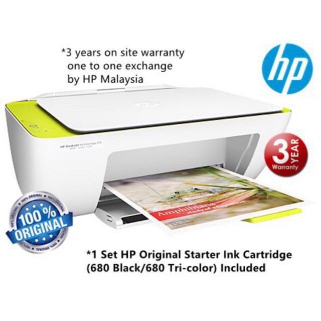 Hp Deskjet Ink Advantage 2135 All In One Printer F5s29b 3 Years Warranty Shopee Malaysia 8221