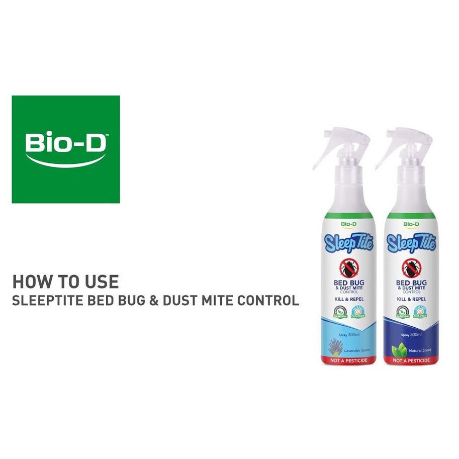 Bio D Sleep Tite Bed Bug & Dust Mite Spray 300ml Shopee Malaysia