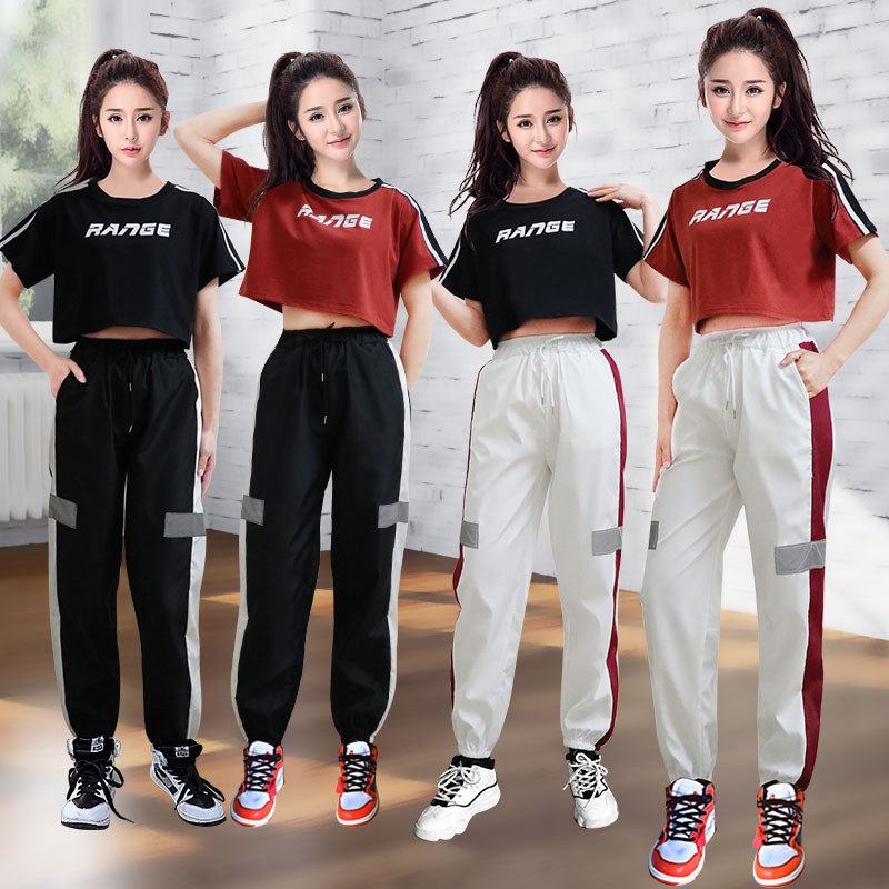 2019 Spring And Autumn New Korean Jazz Dance Costumes Suit Female Jazz Hip Hop H Shopee Malaysia