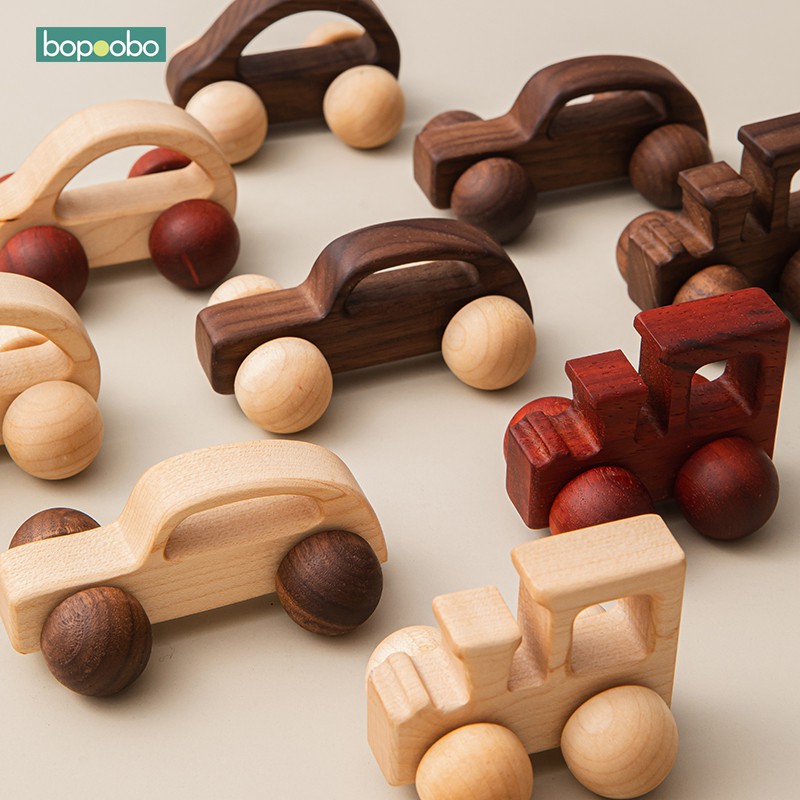 Must Quality Baby Wooden Toys Car Early Preschool Learning Educational Toddler Toy Perfect Creative Birthday Gift Non... - Image 3