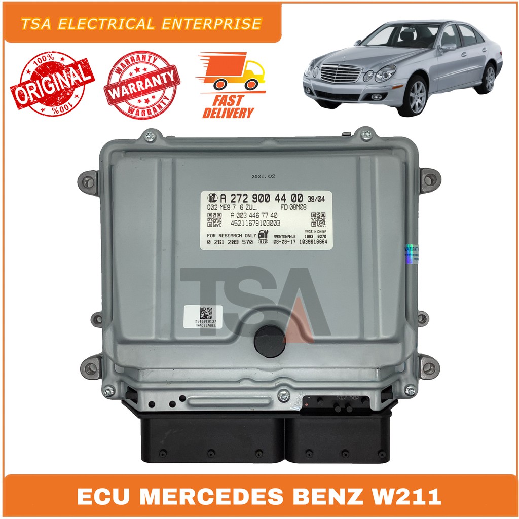 ECU MERCEDES BENZ CLS350 E300 W204 W211 W221 W219 ME9.7 A2729004400 [A272] Shopee Malaysia