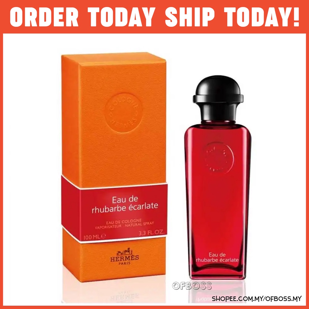 Hermes Eau De Rhubarbe Ecarlate - Prices and Promotions - Oct 2022 | Shopee  Malaysia