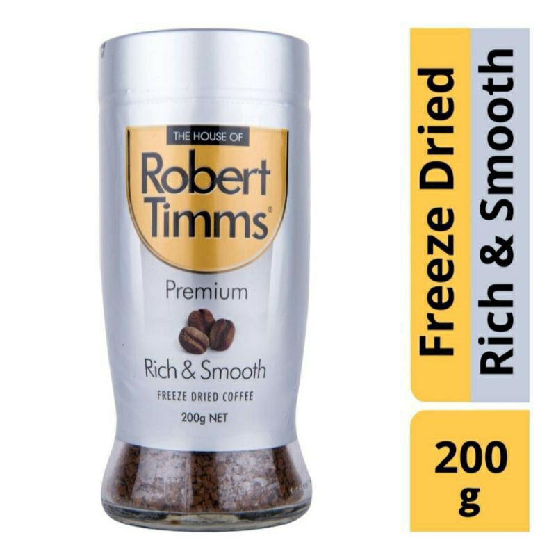 The House of Robert Timms Premium Freeze Dried Coffee Rich and | Shopee ...