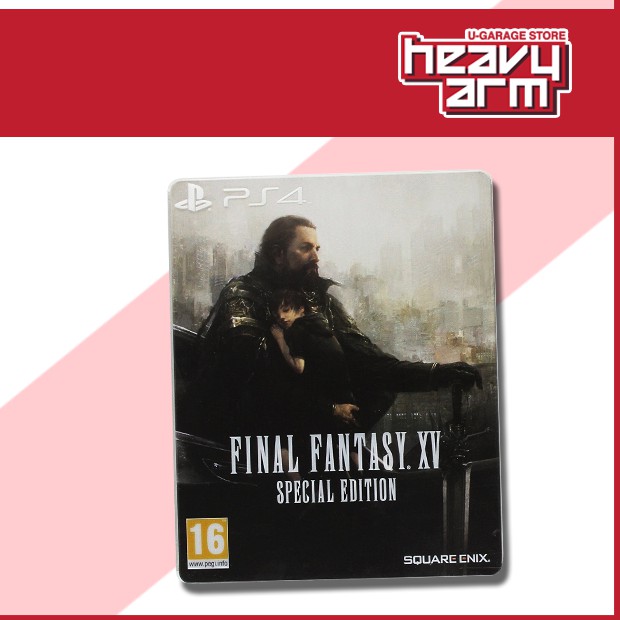Ps4 Final Fantasy Xv Ffxv Steelbook Exclusive Ff15 Rare