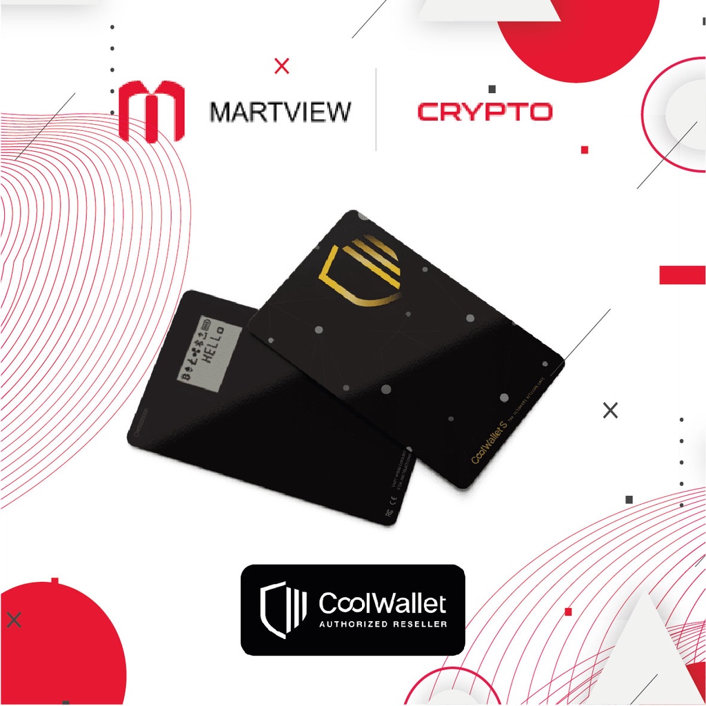 CoolWallet S Crypto Hardware Wallet Cryptocurrencies - Authorized Reseller