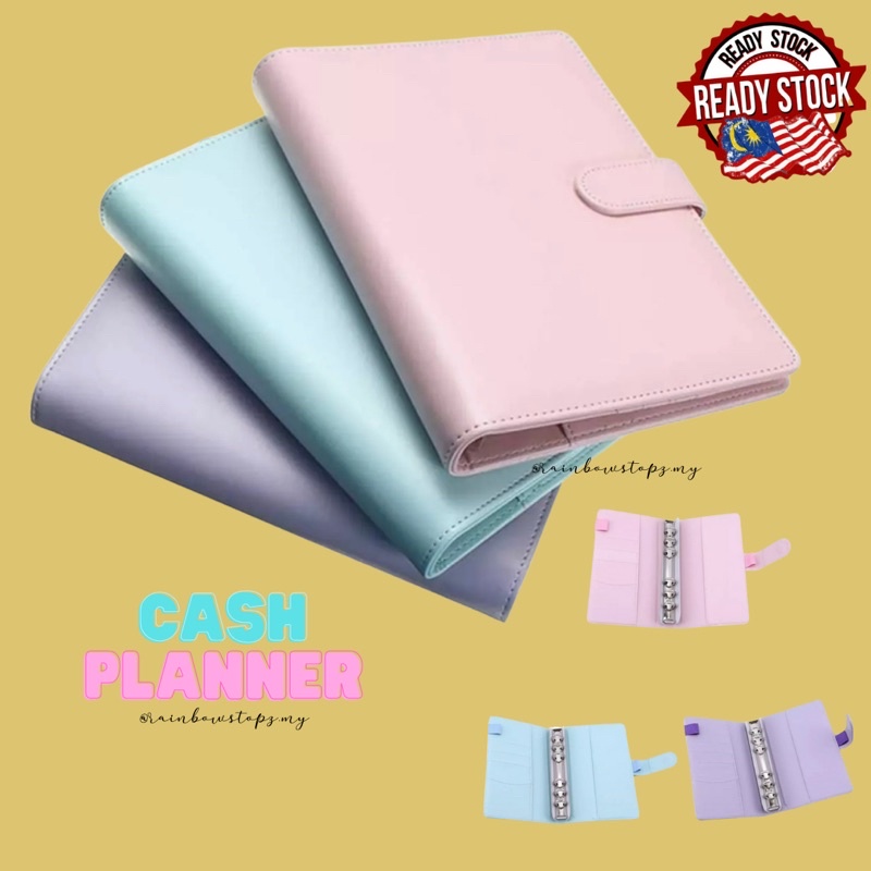 Readystock A6 Planner Cash Book Cash Organizer Book Cash Envelopes Budget Book Notebook