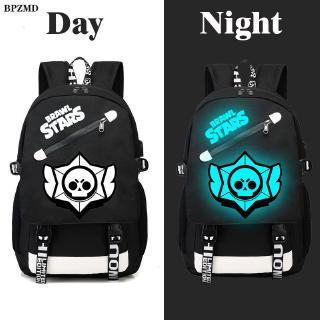 44cm Game Brawl Stars Luminous Backpack Student Usb Big Size School Bag Teenager Travel Laptop Bags Kids Back To School Gifts Shopee Malaysia - new roblox game cartoon backpack for teenagers bookbag student school bags unisex travel shoulders bag fashion laptop bags gift