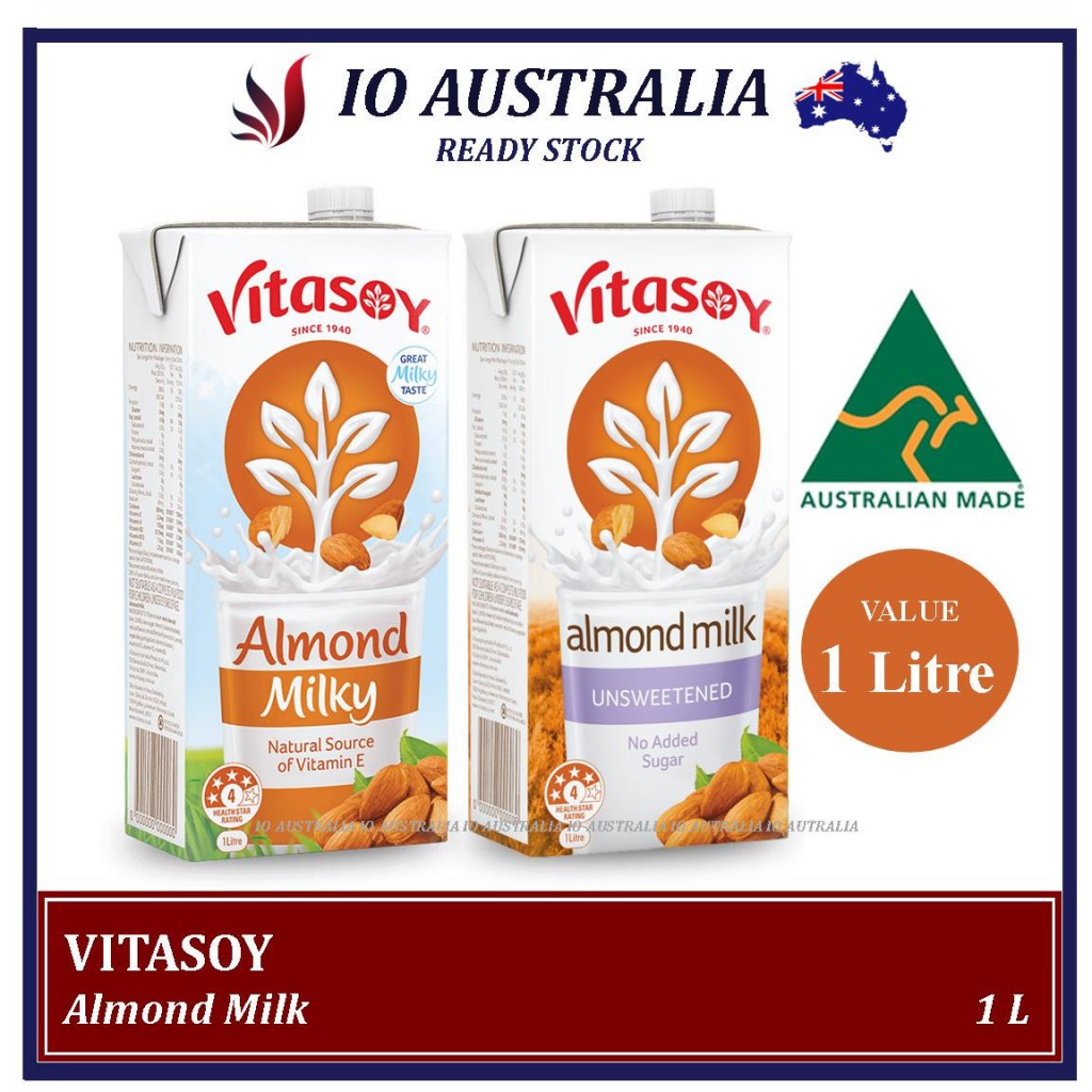 Vitasoy Almond Milk Australia 1L Shopee Malaysia