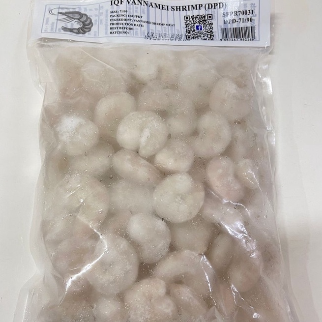 [Frozen] IQF Vannamei Shrimp PD 31/40 , 71/90, 91/120 1Kg Isi Udang Prawn 白虾肉 ** KL, PJ & SELF PICK-UP ONLY **