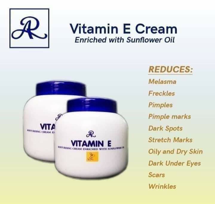 Protestant Van Mentor 100% Authentic】AR Vitamin E Moisturising Cream Enriched With Sunflowers Oil  200ML | Shopee Malaysia