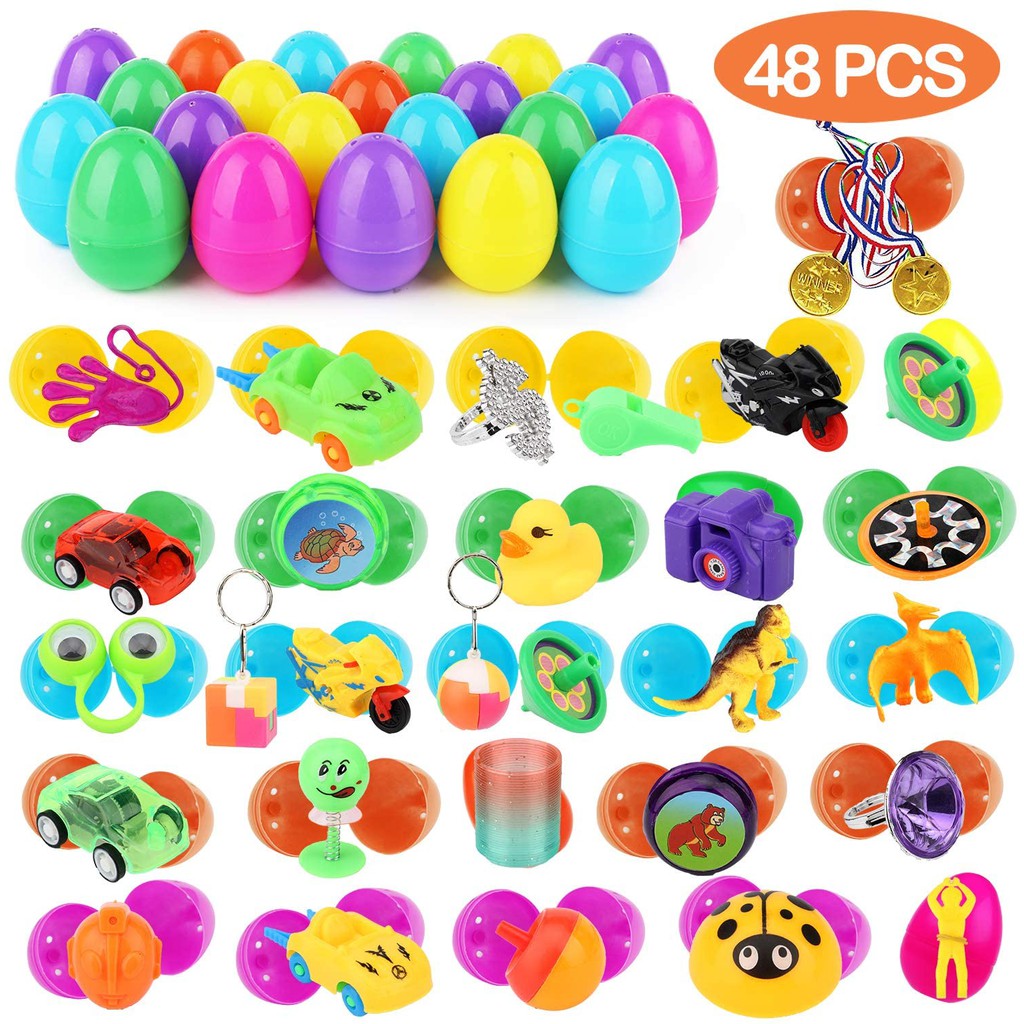 toy filled easter eggs