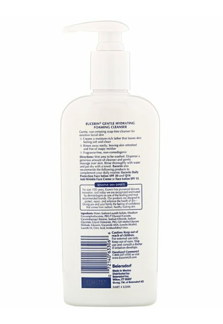 eucerin gentle hydrating cleanser