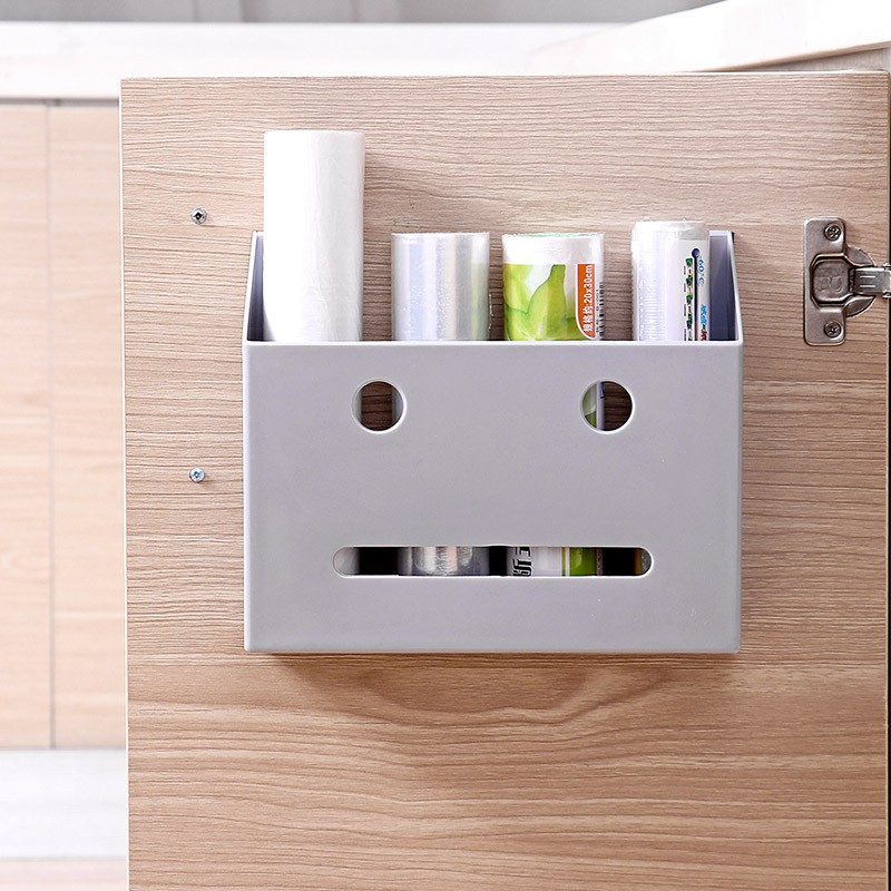 冰箱 Refrigerator Cabinet Side Storage Rack Kitchen Plastic Wrap