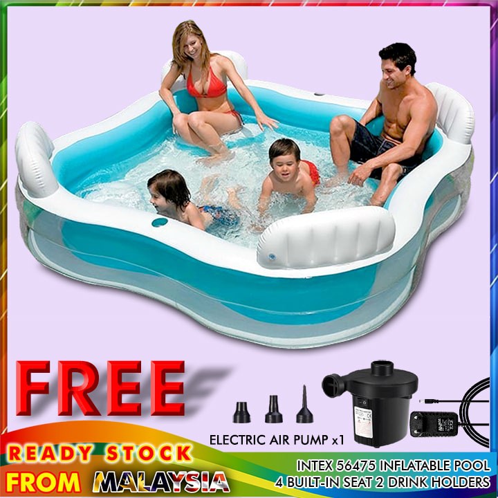 4 seat inflatable pool