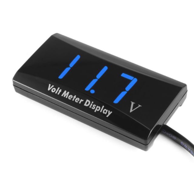 voltmeter 12V 24V Digital LED Display motosikal. kereta 8V ...