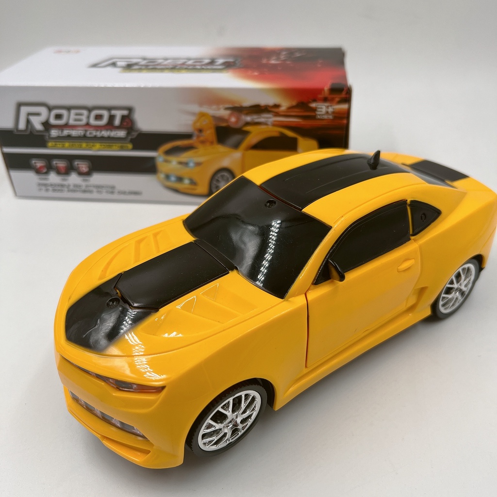 Kereta Robot Super Change Racing Car Toy With Light & Sound | Shopee ...