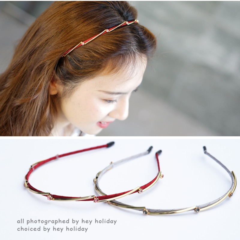 New Korean Simple Versatile Hair Accessories Thin Brimmed