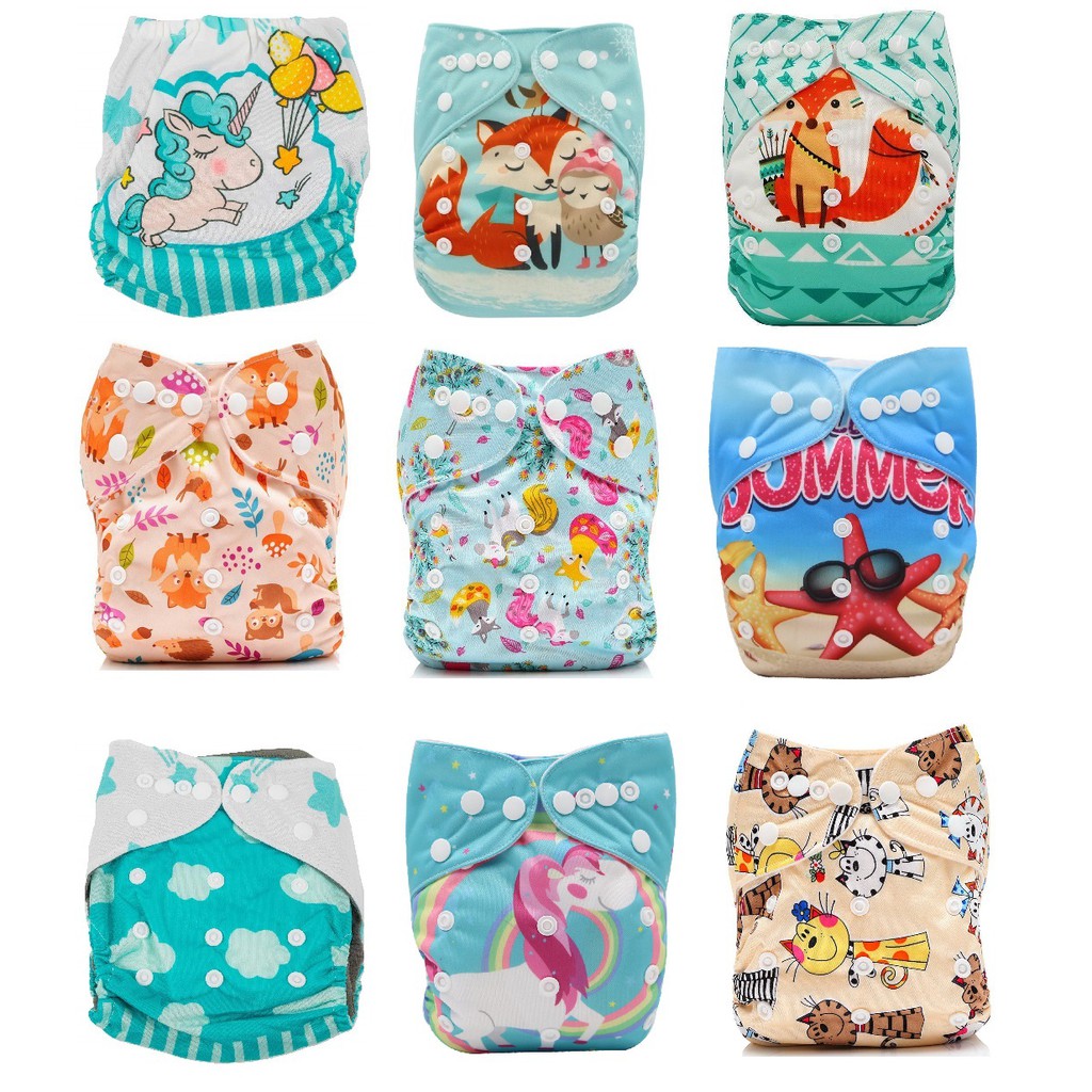 Baby Diaper Reusable Cloth Diaper Kain Lampin Shopee Malaysia