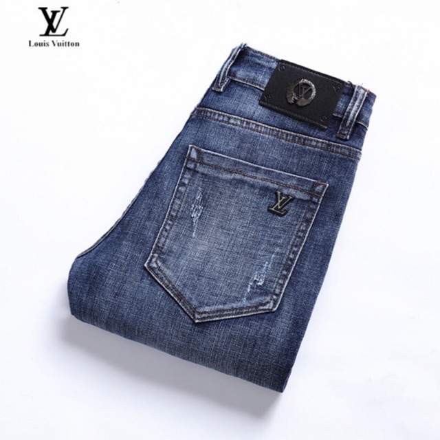 lv denim jeans