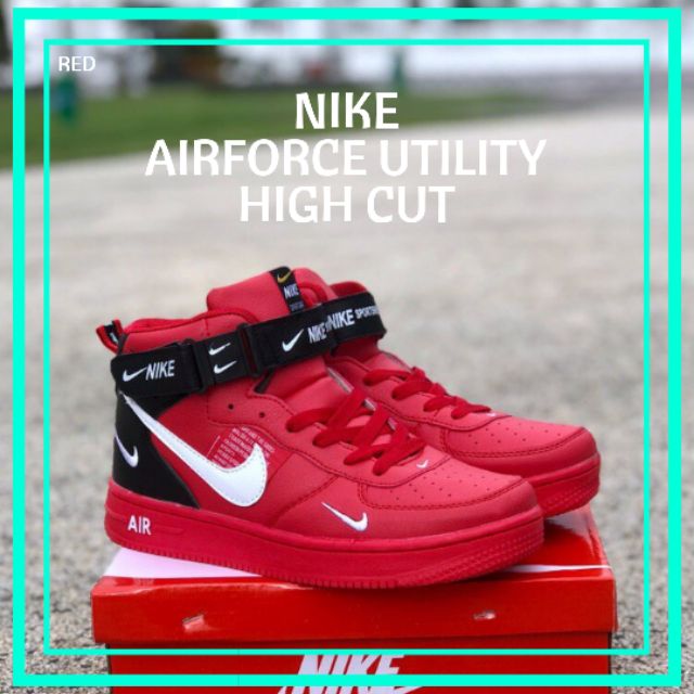 nike high cut red