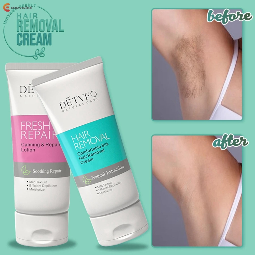 permanent hair removal cream