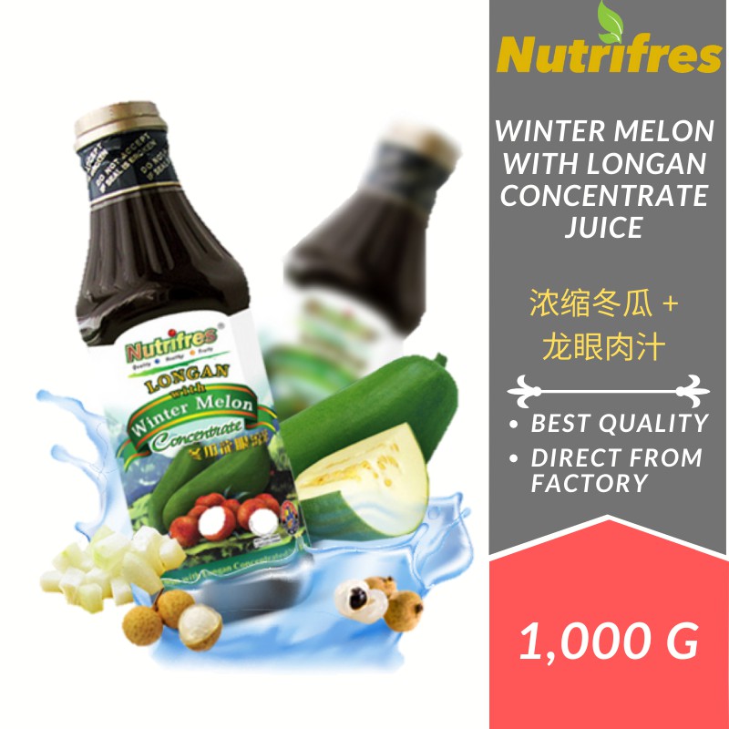 Nutrifres Winter Melon with Longan Fruit Juice Concentrate / Cordial (1