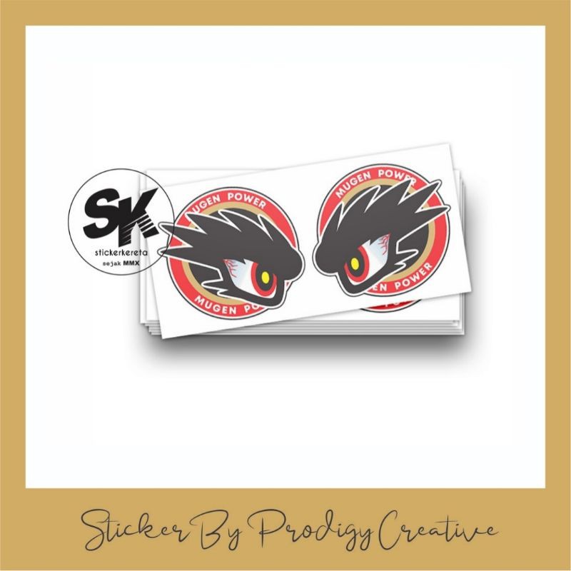 Mugen Power Commander Eye Car Sticker [Ready Stock] | Shopee Malaysia