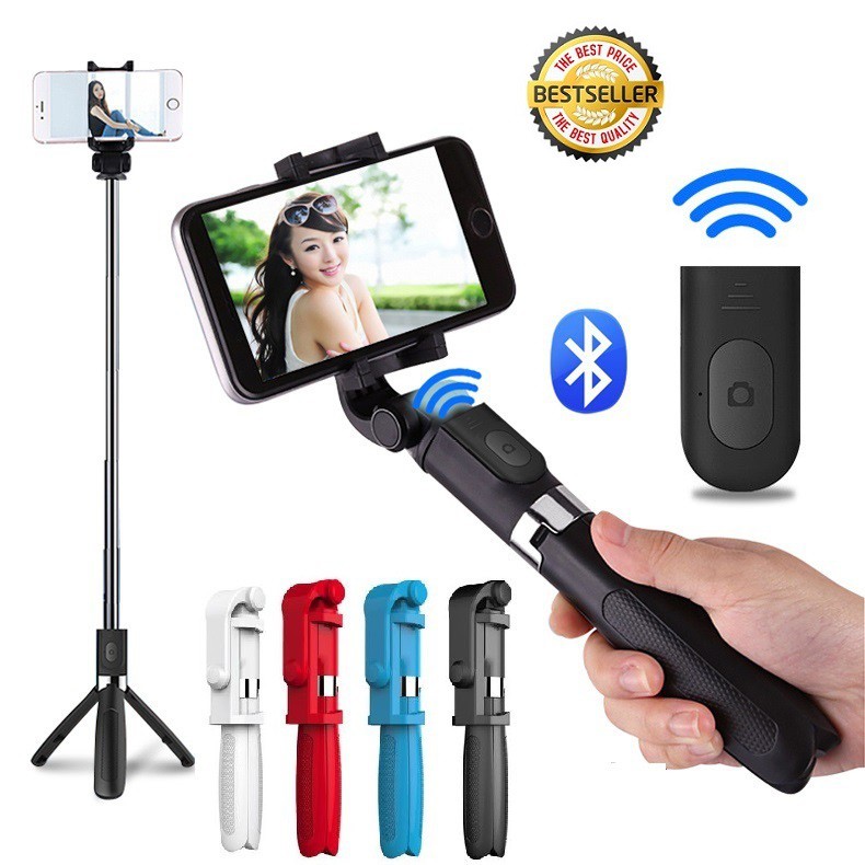 Hot Sales] 360 3 in 1 Bluetooth Selfie Stick Monopod Tripod for IOS / Android Shopee Malaysia