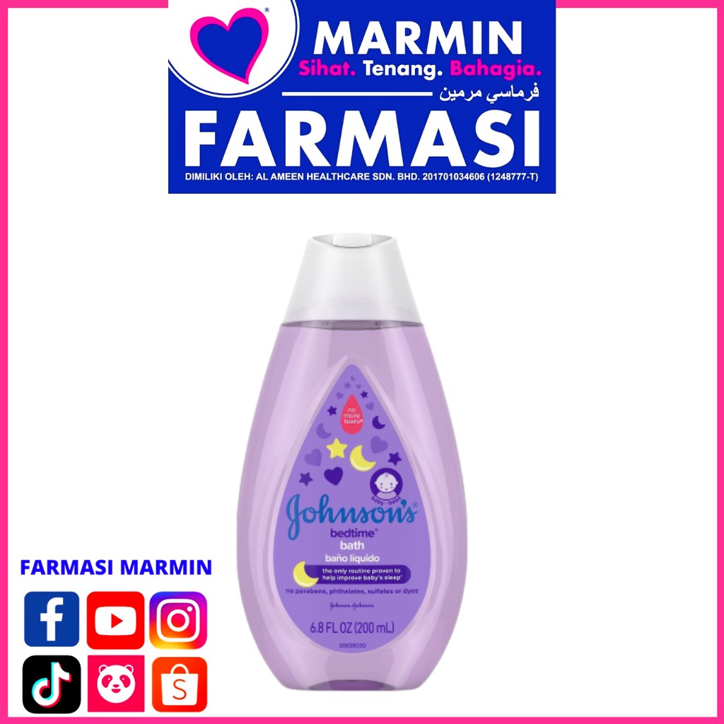 JOHNSON'S BEDTIME BABY BATH 200ML Shopee Malaysia