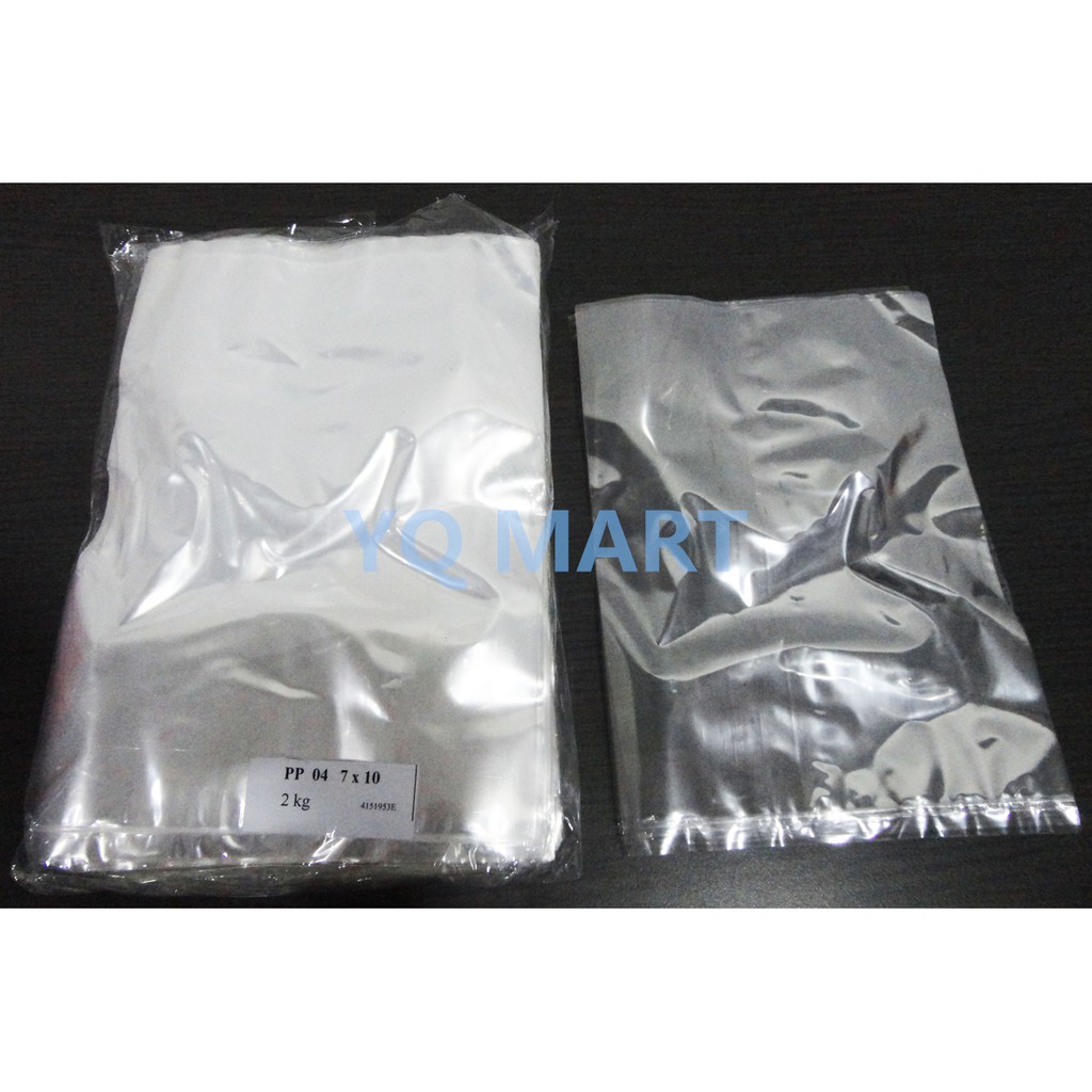 2KG PP Plastic Bag 7X10 0.04/ PP Bag 7 X 10/14X22 Plastic Transparent ...